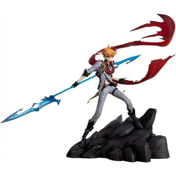 G-I Childe Tartaglia 1/7 Figure PVC 13.8IN Anime Game Snezhnaya Fatui Harbinger Character Desktop Ornaments Gift