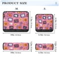thumbnail image 3 of 2-Pack Seat Belt Covers with Flannel Seatbelt Shoulder Strap Case Adjustable Straps Soft Padding for Car Colorful Cartoon Halloween Icons Medium, 3 of 8