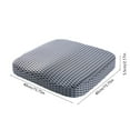 thumbnail image 2 of Memory Foam Seat Cushion, Antimissile Office Chair Cushion, Non-Slip Ergonomic Cushions for Home and Car, Comfortable Dining Chair Pad, Easy-Clean Polyester, 2 of 6