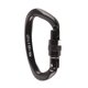 thumbnail image 1 of 2024D Mosquetón Clip Aleación de aluminio Bloqueo automático Anillo en D resistente Caribeener para escalada Camping Negro, 1 of 5