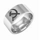 thumbnail image 2 of Communism Ring Ussr Rings With Hammer And Sickle For Men 8mm Soviet Communist Central Logo Steel, 2 of 2