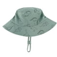 thumbnail image 3 of American Trends Baby Sun Hat UPF 50+ Sun Protection Summer Beach Hat Cute Baby Bucket Hat Wide Brim Toddler Sun Hats for Boys Girls Seaweed Blue Dinosaur XS, 3 of 7