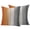 Gray Orange, variant on Outdoor Pillow Covers 20x20 Set of 2, Red Black Ombre Waterproof Patio Throw Pillow Covers for Couch Sofa Chair, Vintage Farmhouse Wooden Decorative Pillowcases for Throw Pillows