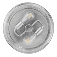 thumbnail image 6 of Prominence Home Madelyn 13" Brushed Nickel Flush Mount Indoor/Outdoor Light with Square Clear Seeded Glass Shade, 6 of 6