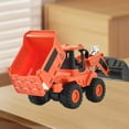 thumbnail image 2 of ABPWLY Toys Alloy Forklift Model Engineering Vehicle Simulation Loader Bulldozer Dump Truck Pull Back Toy Car for Boys Outdoor Toys, 2 of 6