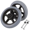 thumbnail image 1 of 2 Pcs Roues de Fauteuil Roulant Petites Roues avant de Fauteuil Roulant Fournitures de Fauteuil Roulant, 1 of 8
