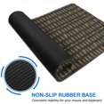 thumbnail image 6 of Long Mouse Pads for Desk,Dark Brown Bigfoot and Tree Pattern Desk Mats on Top Of Desks, Desk Mouse Pad Extra Large with 3mm Non-Slip Base and Stitched Edge for Gaming,Office,Work,Home 31.5"x15.7", 6 of 6