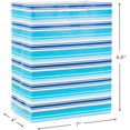 thumbnail image 3 of Sacs Cadeaux Moyens pour les Fêtes (Bleu et Blanc, Lot de 3), 3 of 6