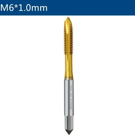 

HSS Titanium Coating Screw Tap Drill Bit M2-M12 Metric Straight Flute Thread Tap