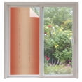 thumbnail image 2 of Red Orange Ombre Window Privacy Film, Modern Gradient Abstract Art Static Cling UV Sun Blocking Tint Film Heat Control Windows Films for Bedroom Bathroom, Window Stickers 35.4"x78.7", 2 of 8
