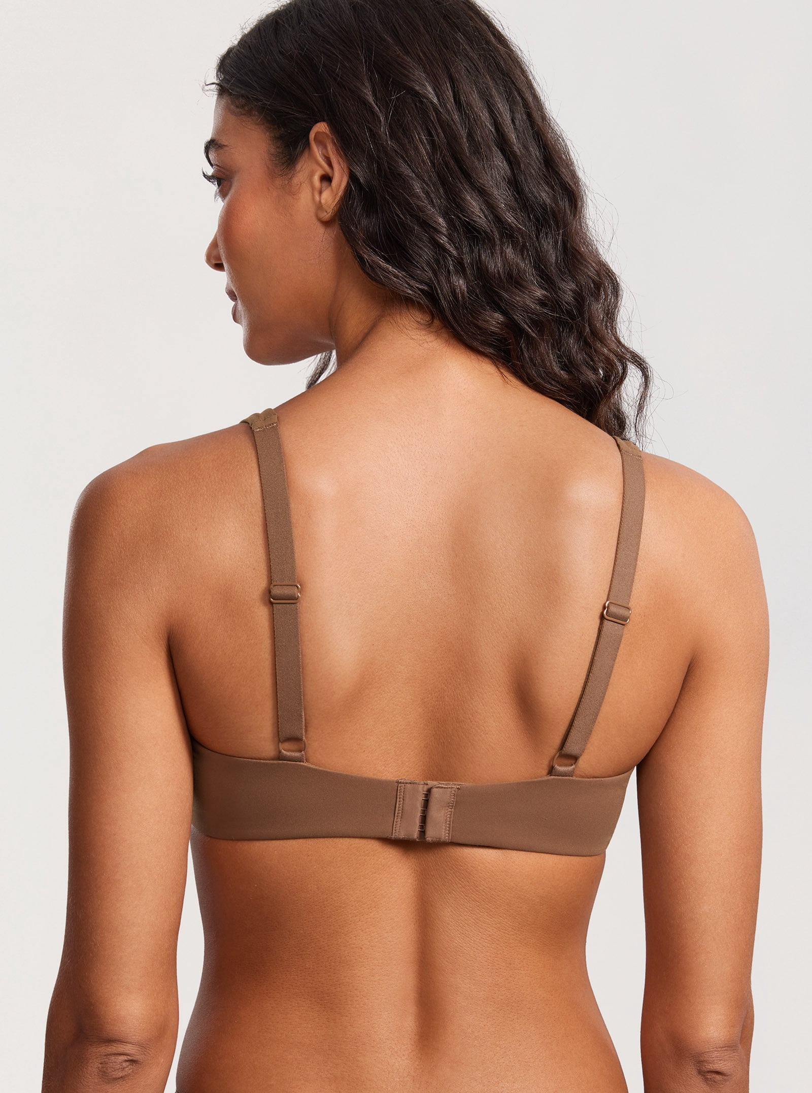Women's Unlined Balconette Bra Underwire Supportive Plus Size Bras