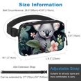 thumbnail image 3 of Koala Crossbody Fanny Pack, Gifts for Enjoy Sports Festival Workout Traveling Running Casual Hands-Free Wallets Waist Pack Phone Bag, 3 of 6