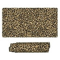 thumbnail image 2 of Bingfone Leopard Print Large Gaming Mouse Pad,Extended Desk Mousepad With Stitched Edges,Non-Slip Base,Water Resist Keyboard Pad For Gamer, Office & Home, 29.5 X 16 In, 2 of 9