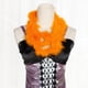 thumbnail image 5 of Bufanda de plumas sexy de lujo de 2 m para mujer, ideal para fiestas de disfraces, despedidas de soltera o cualquier ocasión especial. naranja, 5 of 9