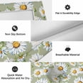 thumbnail image 6 of White Daisy Outdoor Rug for Patio/Deck/Porch, Non-Slip Large Area Rug 6 x 9 Ft, Sage Green Botanical Flowers Floral Country Indoor Outdoor Rugs Washable Area Rugs, Camping Rug Carpet Runner, 6 of 8