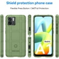thumbnail image 2 of Durable Sturdy Phone Case for Xiaomi Redmi A1, Heavy Duty Shockproof Slim Rugged Phone Case Bumper Rugged Cover for Xiaomi Redmi A1 HD Green, 2 of 15