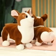 thumbnail image 4 of Corgi Plush Realistic Corgi Puppy Husky Stuffed Toy Doll Pillow Decoration, 4 of 5
