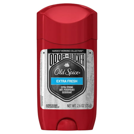 Old Spice Hardest Working Collection Odor Blocker Anti-Perspirant & Deodorant Extra Fresh 2.6 (Best Deodorant For Really Bad Odor)