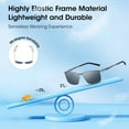 thumbnail image 4 of Anteojos de sol Xoxocos para golf con lentes polarizadas marrones HD para hombres, 4 of 9