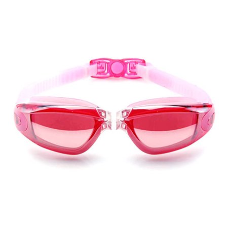 DNAKEN Adult swimming goggles electroplating anti-fog waterproof swimming glasses men and women can be equipped with nose clip earplugs swim goggles