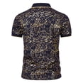 thumbnail image 3 of Polos pour Hommes en Ligne! Aqestyerly Chemise à Manches Courtes Col Rabattu Imprimé Boutons, 3 of 3