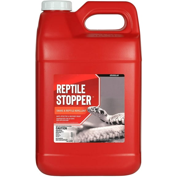 Reptile Stopper 12 lb. Granular Repellent Repels Pests: Snakes and Other Reptiles