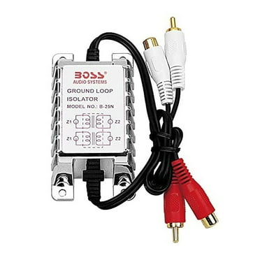 BOSS Audio Systems Ground Loop Isolator B25N noise Filter for Car Audio Systems