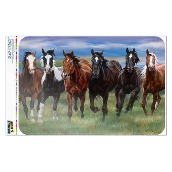 Horses Running Wild Home Business Office Sign