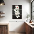 thumbnail image 3 of Elephant Stock Four Aces Cards Wall Art - Vertical Multi Panel Canvas - Living Room Wall Decor - Hobbies And Lifestyle Multi Panel - Beige And Gray Decor - 24" x 38", 3 of 8