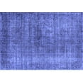 thumbnail image 1 of Ahgly Company Machine Washable Indoor Rectangle Oriental Blue Industrial Area Rugs, 6' x 9', 1 of 4