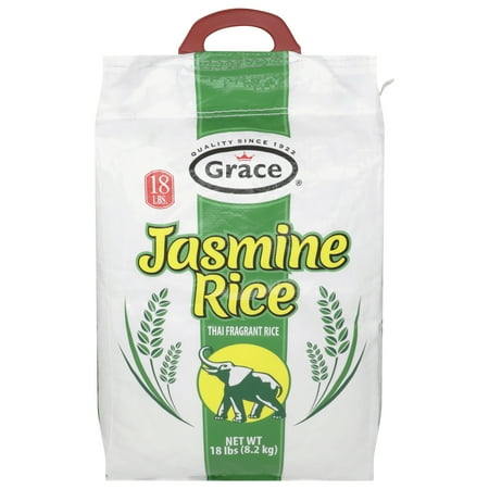 Grace Jasmine Rice, 18 lb Bag