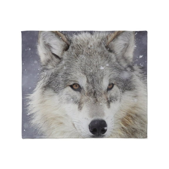 CafePress - X10 Wolf Throw Blanket - Soft Fleece Throw Blanket, 50"x60" for All Ages