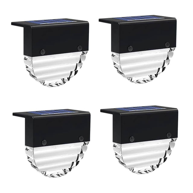 Naiovety 4 Uds. Lámpara de paso LED 8 horas de trabajo luz de escalera IP65 lámpara de escalera de jardín impermeable ahorro de energía luz de Iluminación y accesorios Naiovety HA021215-00