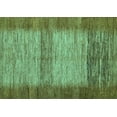 thumbnail image 1 of Ahgly Company Machine Washable Indoor Rectangle Abstract Turquoise Blue Modern Area Rugs, 2' x 3', 1 of 4