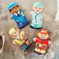 thumbnail image 6 of Melissa & Doug Jolly Helpers Hand Puppets (Set of 4) - Construction Worker, Doctor, Police Officer, and Firefighter, 6 of 10