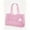 Pink, variant on Women's Jelly Tote Bag, Blue Glitter Transparent PVC Shoulder Bag, Waterproof Clear Tote Purse for Beach, Pool, Shopping, Work, Travel, Reusable Handbag, 1 Pack