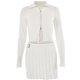 thumbnail image 3 of Vestido Traje de crochet de 2 piezas para mujer Conjunto de falda tipo cárdigan de punto sexy Ropa de club Ygjytge Blanco T M para Mujer, 3 of 7
