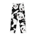 thumbnail image 4 of Easygdp Seamless Pattern Cute Panda Men's Pajama Pant, Sleep Elastic Waistband Lounge Pants - Medium, 4 of 9
