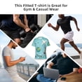 thumbnail image 6 of Rocae Travelling on Airplane for Men's Moisture-Wicking Crew Tee - T-Shirt for Sports, Outdoor Activities, and Casual WearSmall, 6 of 9