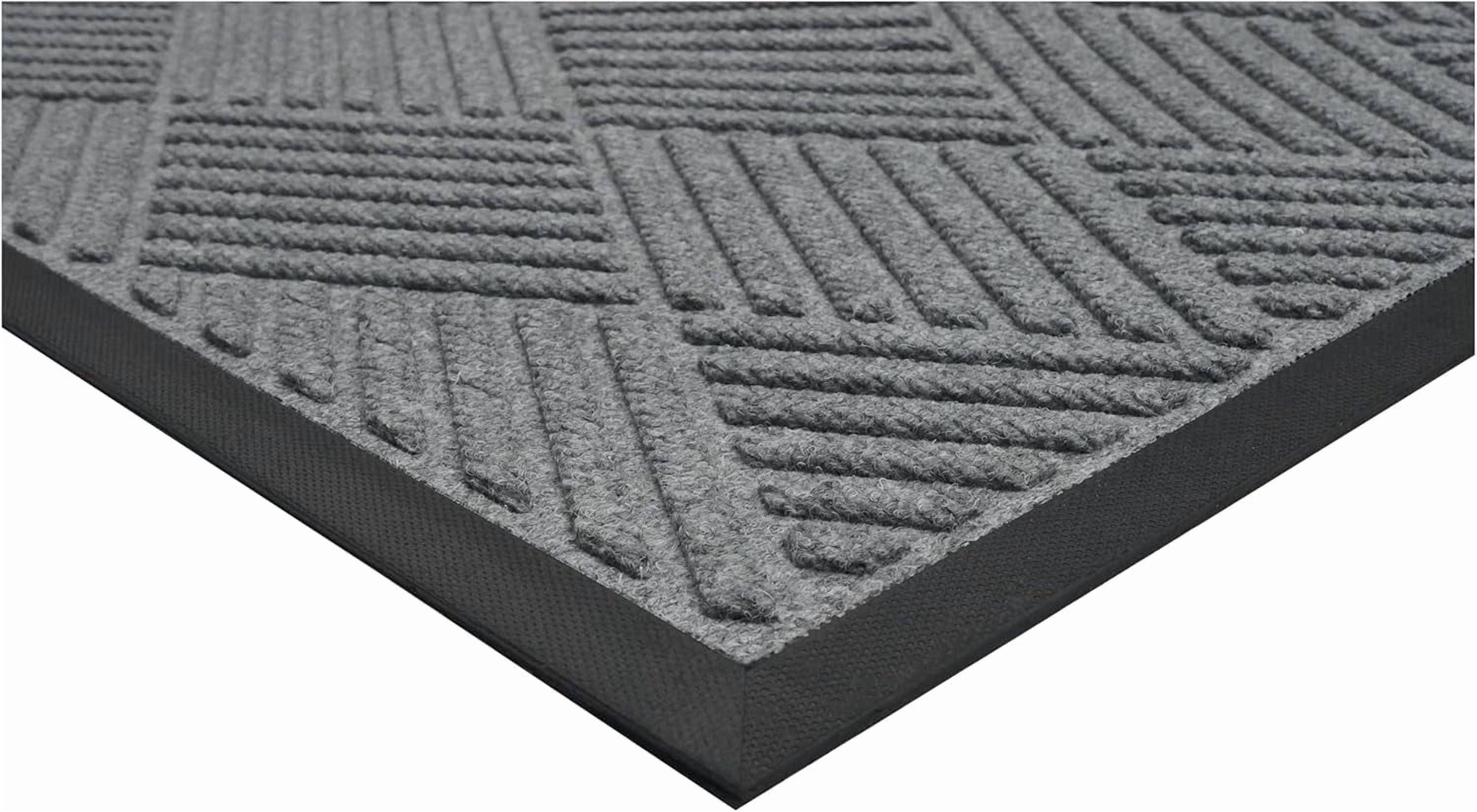 Calloway Mills 113180203 Graphite Grid Grey Mat 2" x 3"