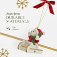 thumbnail image 4 of Spode Christmas Tree Teddy On Sleigh Ornament, Durable Holiday Ornament for Festive Decor & Winter Wonderland Display - Sleek Seasonal Ornaments for Tree, Mantel, Holiday Home Decoration, 4 of 7