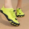 thumbnail image 2 of Mens Aqua Shoes Quick-Dry Lightweight Neon Green Non-Slip Drainage for Beach Swim Kayak Water Socks Toe Protection Men,Size 10, 2 of 9