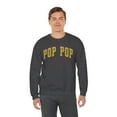 thumbnail image 5 of Pop Pop Sweatshirt Gifts Crew Neck Shirt Long Sleeve Unisex, 5 of 5