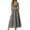 Black, variant on Womens 2 Piece Skirt Sets Summer Spuare Neck Plaid Tank Tops Maxi Skirt Casual Travel Vacation Sets with Pocket L