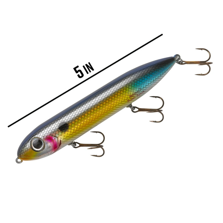 Heddon Super Spook Topwater Wounded Shad 5 7/8 oz.