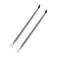 thumbnail image 3 of OUNONA 2pcs Metal Cuticle Pusher Tool for Nail Surface Shaping with Ergonomic Design for Daily Use by Professionals, 3 of 8