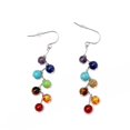 thumbnail image 4 of fenteer 4x7 Colors Gemstone Beads Dangle Earrings Fashion Jewelry 4 Pcs, 4 of 5