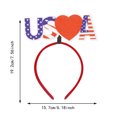 thumbnail image 2 of QIQUWOHUL Independence Headbands Patriotic Party 4th Of July Flag Headband Accessories Props Decoration Headband For Adult And Children, 2 of 3
