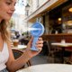 thumbnail image 4 of ddioayh Handheld Fan Mini USB Rechargeable Portable Electric Fan with Base Quiet Cooling Three Wind Speeds 100-300mAh Battery Power for Outdoor Travel Student Home Office, 4 of 5