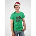 thumbnail image 2 of Jolly Vibes Santa - Christmas Holiday T-shirt Men's, 2 of 3